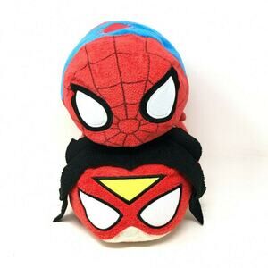 Disney Marvel Tsum Tsum Spiderwoman Spider Man Plush Set 11" Stackable Pillow